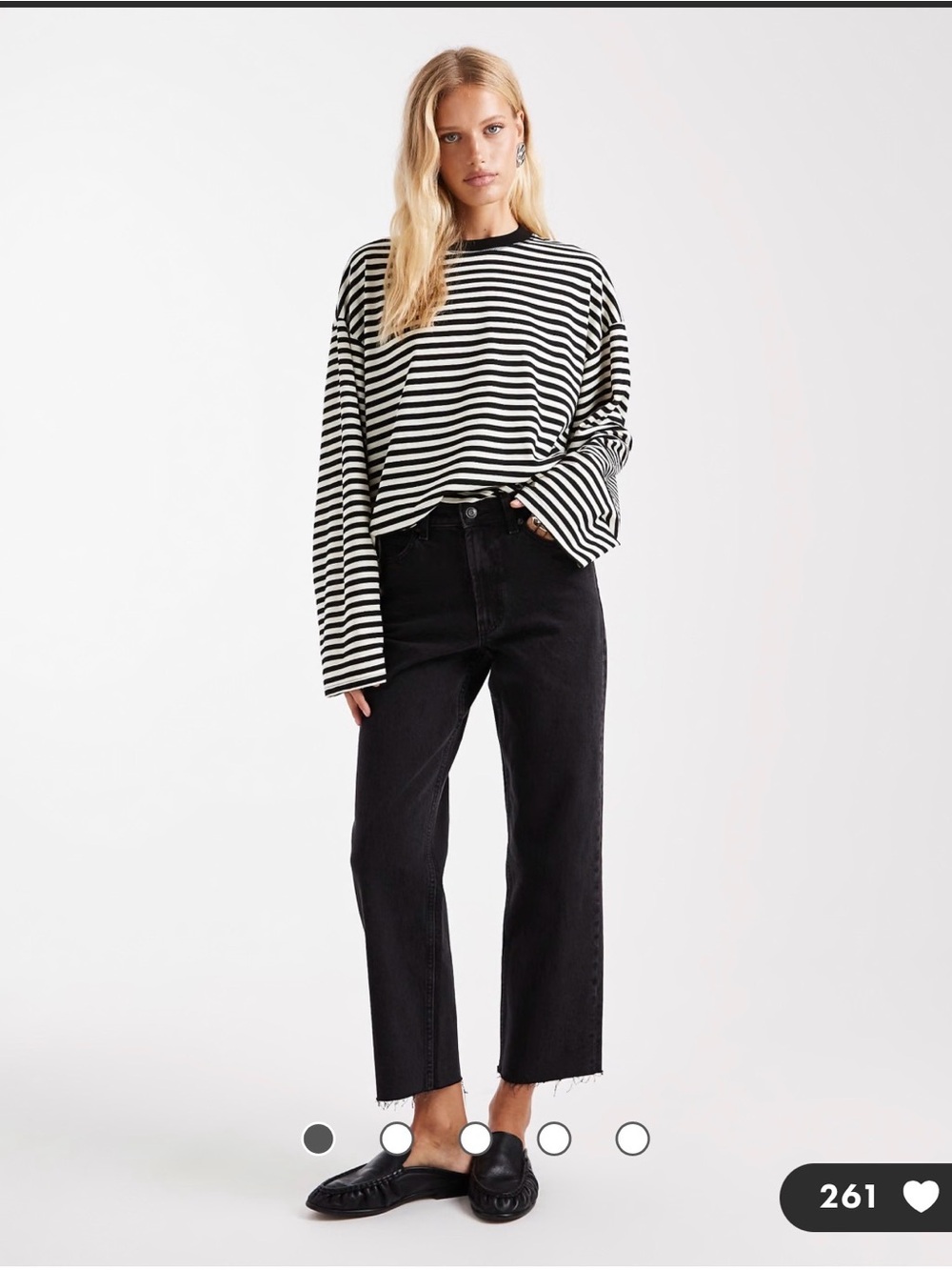 ASOS DESIGN ankle grazer comfort stretch straight leg jeans in black